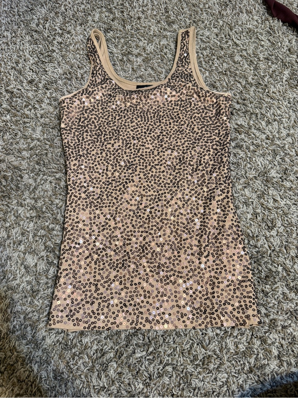 Women’s rue 21 sequin tank top. Size large